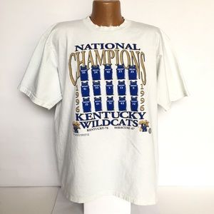 Vintage 1996 National Champions Kentucky Shirt XL